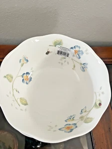 Lenox China BUTTERFLY MEADOW Large All Purpose Bowls - Set of Four - NEW - Picture 1 of 5