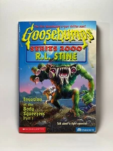 3rd Print #4 Invasion of the Body Squeezers Part 1 Goosebumps Series 2000 Book - Picture 1 of 21
