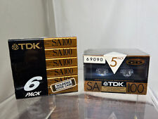 11 TDK SA100 hochauflösende Typ II leere beschreibbare Audio-Kassettenbänder