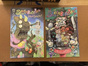 Cómics 2001 SKELEBUNNIES SPANKTACULAR #1 Please Don't Eat The Babies 1 SLG casi nuevo - Imagen 1 de 5