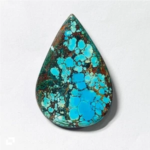 Blue Fire Magnasite Turquoise Cabochon Loose Gemstone Jewelry 81 Cts. ME-10338 - Picture 1 of 3