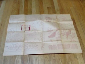 Vintage Embroidery Transfers Birds, Dutch Boy/Girl,Cutwork Luncheon - Picture 1 of 11