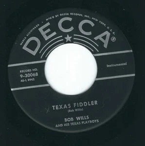 Country Western Swing - Bob Wills DECCA 30068 Texas fiddler / My shoes keep ♫ - Picture 1 of 1