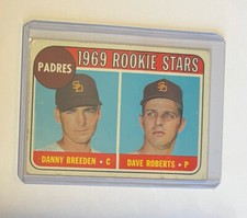 1969 TOPPS DAVE ROBERTS ROOKIE STARS #536 VG/EX