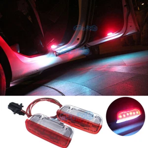 2Pcs DOOR LIGHT WARNING WELCOME COURTESY SMD For VW GOLF 5 6 7 GTI MK5 MK6 MK7 - Picture 1 of 10