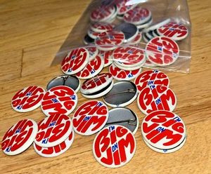 1976 Illinois Governor JIM THOMPSON 50 Buttons "I'M BIG ON JIM" - Picture 1 of 4