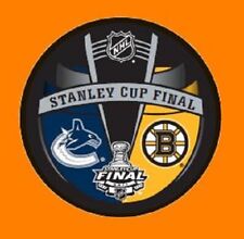 2011 Boston Bruins vs Vancouver Canucks Stanley Playoffs Puck - #A8L_#A6L