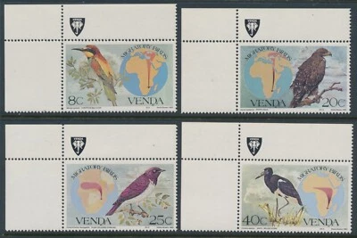 South Africa Homelands Venda  Sc 100-103 MNH  1983 Migratory Birds & Maps - Image 1 of 2