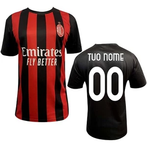 MAGLIA HOME REPLICA UFFICIALE ADULTO BAMBINO A.C. MILAN 25/26 PERSONALIZZABILE - Picture 1 of 1
