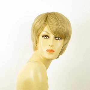 women's wig 100% natural hair short blonde ref CECILE 22 - Picture 1 of 9