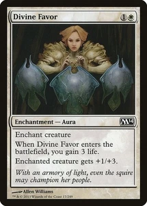 Magic the Gathering MTG Divine Favor Magic 2014 M14 17/249 Common NM/M - Picture 1 of 1