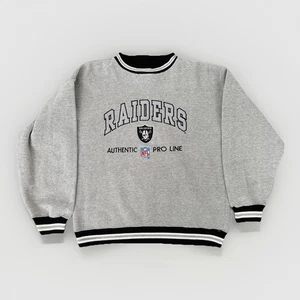 Vintage Oakland Raiders Sweatshirt Herren Large NFL Pro Line Logo Athletic 90s - Bild 1 von 7