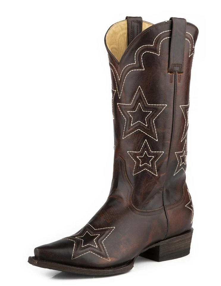 Stetson Western Botas Mujer Cosmo 8.5 B Marrón 12-021-6105-0248 BR Foto 1 de 1