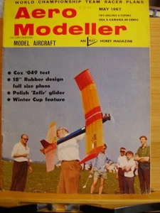 AEROMODELLER MODEL AIRCRAFT MAG 1967 MAY WITH HELLSTAR 18" PLANS - Picture 1 of 4
