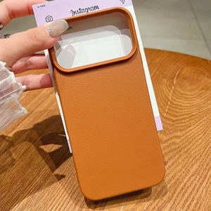 Für iPhone 17 16 Pro Max Air 15 14 13 12 11 Slim TPU Leder Textur Case Hülle - Bild 1 von 18
