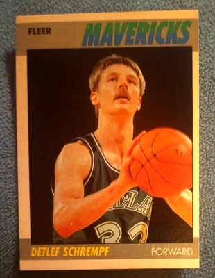 Fleer Detlef Schrempf RC 1987 #97 - Dallas Mavericks Foto 1 de 2