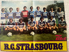 football poster équipe team Racing club Strasbourg 1978-79