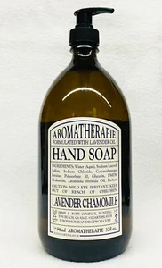 1 Home & Body Co Aromatherapie LAVENDER CHAMOMILE Hand Soap Glass Bottle 32 oz - Picture 1 of 1
