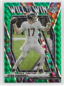 2021 Panini Mosaic Green Prizm Will To Win ~ Ryan Tannehill #WW-7 ~ Titans - Picture 1 of 1