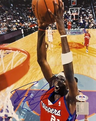 Darius Miles Signed Autographed Los Angeles Clippers 8x10 Photo Cavs PSA/DNA - Image 1 of 2