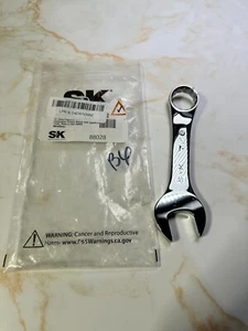 SK Hand Tools 88028 7/8" 12 Point Fractional Short Combination Chrome Wrench - Foto 1 di 4