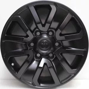 17 inch Genuine TOYOTA 4X4 HILUX TRD ALLOY WHEELS IN SATIN BLACK - Picture 1 of 2