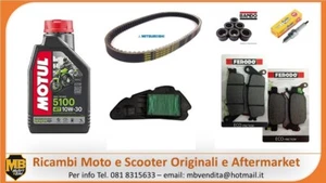 KIT TAGLIANDO HONDA SH 125 2017 2018 2019 OLIO MOTORE MOTUL 5100 10W30 - Imagen 1 de 1