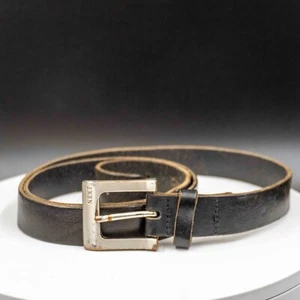 Vintage Next Womens Leather Belt Black Size M - Picture 1 of 5