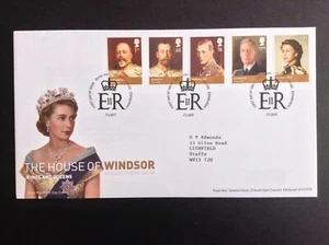 GB 2012 House of Windsor Set auf getippter Adresse Ersttagsbrief Tallents House SHS - Bild 1 von 1