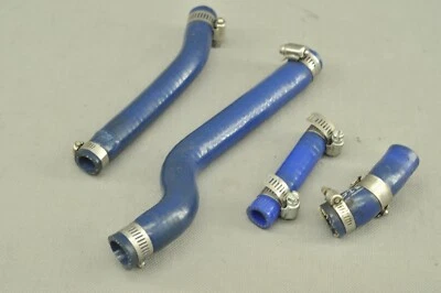 2003 - 2005 Yamaha YZ450f F YZ 450F Radiator Lines Set Cooling Blue - Image 1 of 2
