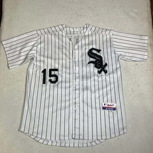 Maglia Chicago White Sox Dick Allen #15 uomo M Majestic MLB camicia con bottoni - Foto 1 di 9