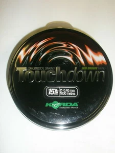 Korda Touchdown Mono Mainline 1000m Todas las Variedades Pesca de Carpa Anzuelo - Picture 1 of 3
