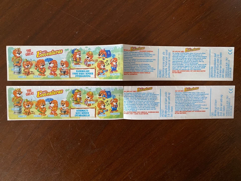 Ü EI  1 BPZ  Leoventuras "The Great Leoventuras" 1993 - Bild 1 von 1