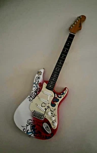 Axe Heaven JH-801 Fender Stratocaster Monterey Vintage Guitar 1:4 Scale - Picture 1 of 7
