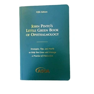 John Pinto's Little Green Book Ophthalmology 5th Ed. Strategies, Tips and Pea - Picture 1 of 11