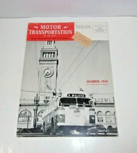 Motor Transportation Of The West Dec 1949 Vintage Rare Magazine Trucks Semi - Bild 1 von 10