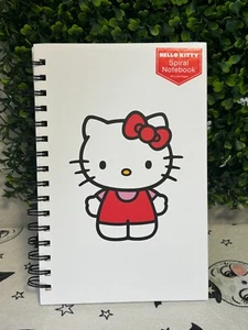 Neu ohne Etikett Hello Kitty SanRio 100 Seiten liniertes Spiral-Notizbuch 5,75" x 8,6" - Bild 1 von 7
