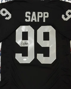 Warren Sapp Signed Oakland Raiders Jersey (JSA COA) Super Bowl XXXVII Champ / DT - Picture 1 of 5