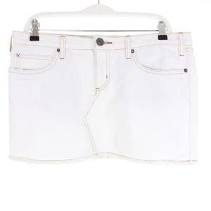 JUICY COUTURE JEANS Rock Used Mini Weiß Gr. W29 - Picture 1 of 2