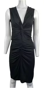 Cocktailkleid Isabel Marant Etoile Rodwell grau ärmellos V-Ausschnitt Größe 38 neu mit Etikett - Bild 1 von 11