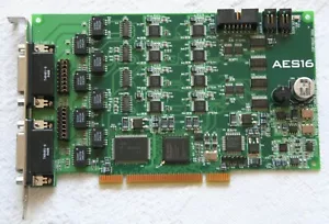 Lynx AES16 SRC (Sample Rate Converter). PCI AES/EBU Interface. - Picture 1 of 5