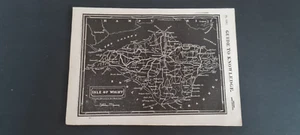 Original antique (1834) county map - Isle of Wight- Pinnock's Guide to Knowledge - Picture 1 of 3