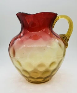 Antique ~ AMBERINA PITCHER ~ Glass - Picture 1 of 6