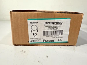 Panduit UTP28SP10BU Cat6 10 Ft PatchCord (10-Pack) - Picture 1 of 2