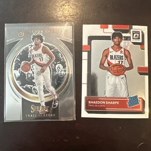 Shaedon Sharpe 2 Rookie Card Lot - Select Certified, Donruss Optic Rated Rookie - Bild 1 von 6
