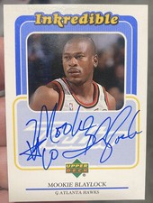 1999-00 upper deck retro inkredible Mookie Blaylock