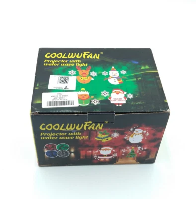 COOLWUFAN 2-in-1 Projector With Water Wave Light Outdoor Christmas NEW - Image 1 of 4