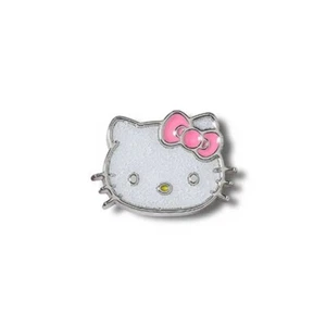 Hello Kitty Cute Cartoon Metal Crocs Shoe Buckle Kawaii Sanrio Kt Cat Crocs Shoe - Picture 1 of 1