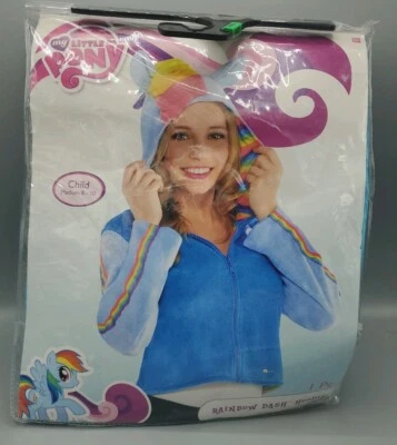 Sudadera con Capucha Niño Mediana Arco Iris Dash Manga Larga My Little Pony Disfraz de Halloween Foto 1 de 2