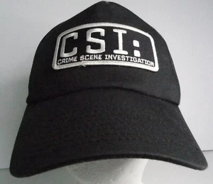 CSI TV Series Logo Embroidered Patch on Black Trucker Cap/Hat - Picture 1 of 3